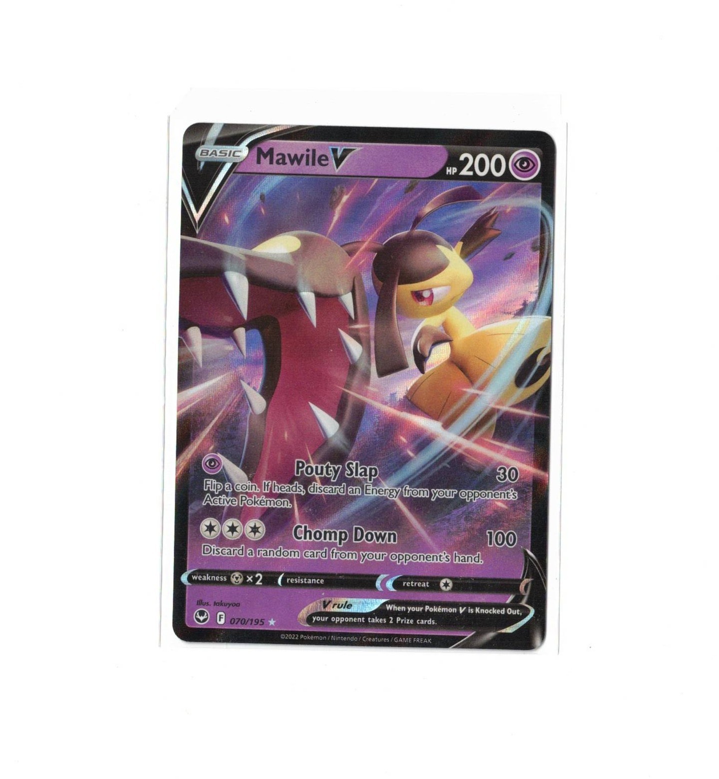 Mawile V Ultra Rare SWSH12: Silver Tempest 070/195 NM