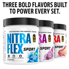 GAT NITRAFLEX SPORT Performance Pre-Workout Energy Strength Hydration 20 Serving