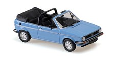 Minichamps 1/43 VOLKSWAGEN GOLF CABRIOLET LIGHT BLUE 1979 Diecast Model