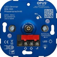 Opus Dreh-Dimmer FüR LED- Und Energiesparlampen, 20-250 Va / 3-85W (852.393)