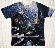 Star Wars All Over Print AOP Dye Sublimated L/XL 21.5  X 28  100 Polyester