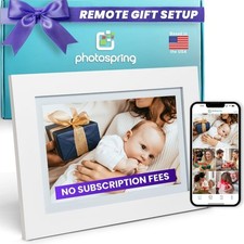 PhotoSpring 10.1 WiFi Digital Picture Frame Album PS10 16GB-New Factory Seal