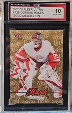 07-08 Fleer Ultra Dominik Hasek Gold Medallions 🌕🌕🌕 KSA 10 Gem Mint 