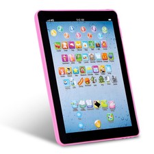 Baby Learning Tablet Mini Pad ABC  Numbers Toy Pink One Size