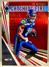 JERSEY # MATCH! 2019 Panini Phoenix DK Metcalf Rookie 14/299! STEELERS (1/1)!