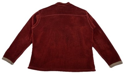 Vintage Patagonia R4 Jacket Burgundy Full Zip Fleece USA Men's XL