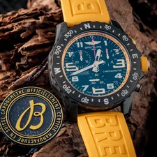 Breitling Professional Endurance Pro Yellow 44 Box And Papers Ref X82310A41B1S1