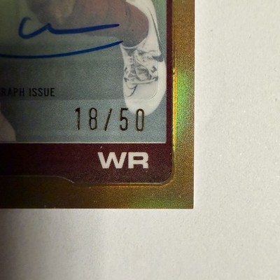 2025 Topps Chrome Jaylin Lane True Gold Rookie Refractor Auto /50
