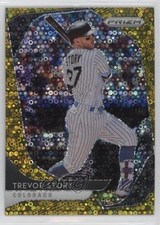 2020 Panini Prizm Tier III Quick Pitch Gold Donut Circle 2/10 Trevor Story 0c2