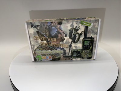 #ad #ad Aikmi Kid#x27;s 22 Channel Walkie Talkies Green Camouflage Sub code: CTCSS 99 $5.00