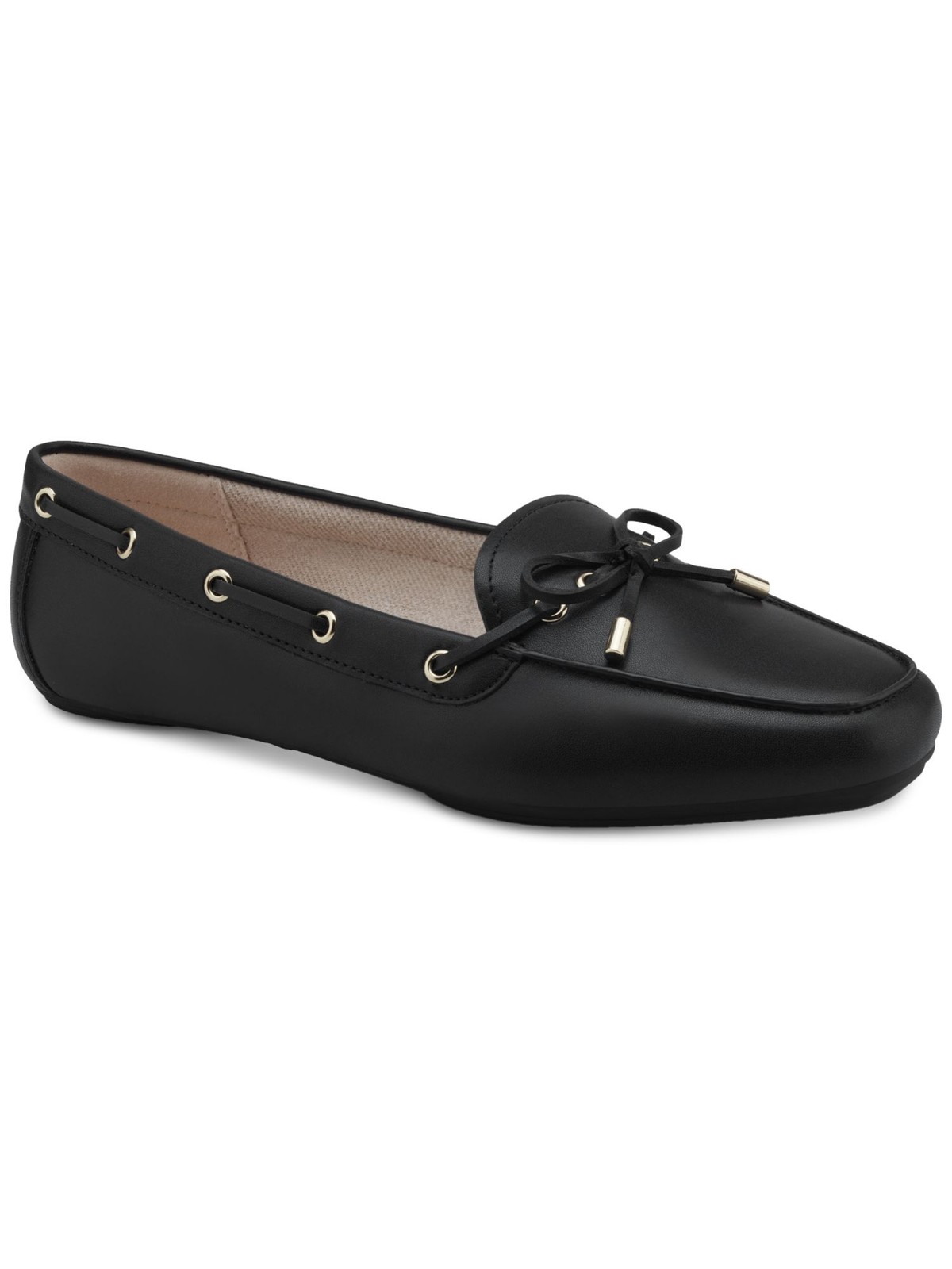 CHARTER CLUB Womens Black Padded Davinaa Almond Toe Slip On Loafers Shoes 65 M 5790₽