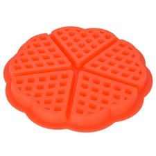 Stampo da Forno in Silicone per Cialde con 5 Cassoni per Torte Cioccolato M 1H8G