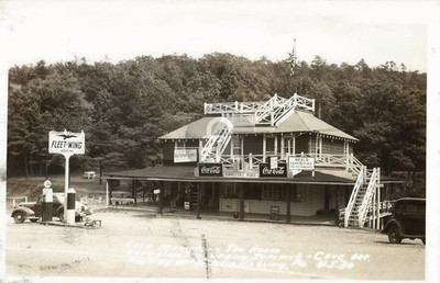 Forrester's Place Lincoln Highway McConnellsburg PA RPPC Photo Postcard COPY