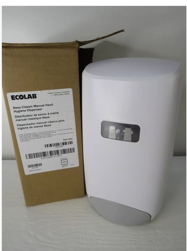 New Ecolab Nexa Classic Manual Hand Hygiene Dispenser 9202-3093 White/Gray MANY! - Picture 2 of 2