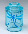 NEW LEGO® BRICK Round 1x1 TRANS BLUE DRAGONFLY Harry Potter Garden Minifig Bugs