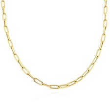 18K Gold Plated Trend Chain Necklace Women Jewellery Gift UK Seller Tarnish Free