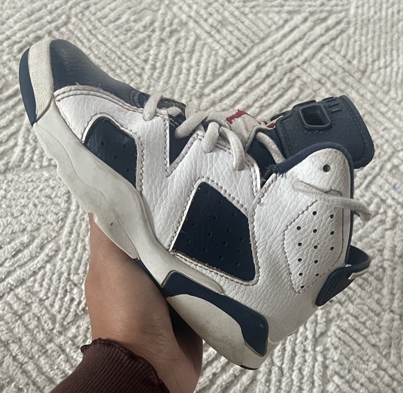 Air Jordan 6 Retro PS Athletic Shoes ‘Olympic’ DV3605 164 - Size 11C