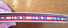 Nastro U.S.A America Grosgrain rosso bianco blu rotolo da 50 iarde largo 3/8" made in US