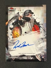 Wade Meckler 2024 Topps Finest Auto Giants Rookie RC 