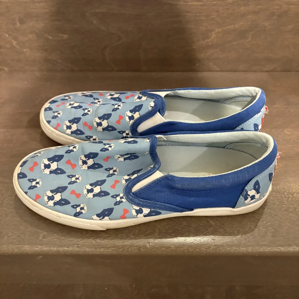 Zapatos Bucketfeet para hombre talla 8 The Perfect Gentleman Boston Terrier sin cordones de lona Foto 3 de 4