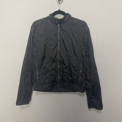 I Spiewak and Sons Men s Gray Windbreaker Hooded Jacket Size Medium.