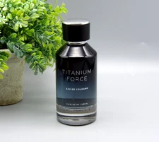 Tru Fragrance Titanium Force Eau De Cologne Spray 3.4 oz New Without Box