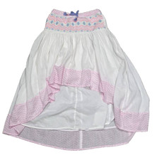 Cat  Jack Skirt White- Pink Size M 7/8 A004996