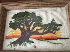 Sunset Designs Crewel Embroidery Floral Finis...