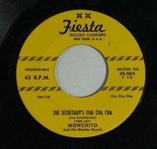 Monchito Secretary's Cha Cha Cha/ Ice Cream Man Fiesta 45-065 Latin VG++
