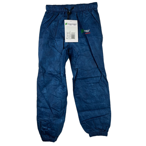 Frogg Toggs Unisex Kids Polly Woggs Jogger Solid Blue Bungee Lace Pants M - Picture 12 of 15