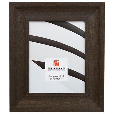 Craig Frames 2.5'' Driftwood Black, Custom Size, Poplar Wood Picture Frame