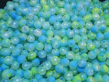 6mm Walleye Rig Custom Beads 100pk,250pk,500pk,1,000pk TYPHOON BLUE SPECKLED UV