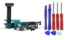 OEM USB Charging Port Dock Flex Cable Mic Samsung Galaxy S6 Edge G925F + Tools