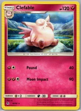 Pokemon - Clefable - 40/68 - Hidden Fates - Rare - NM/M