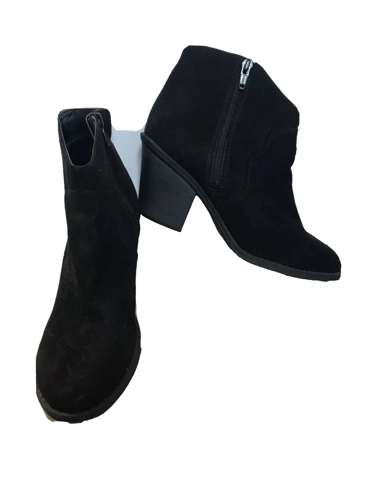 Ботинки однотонные женские Faded Glory черные