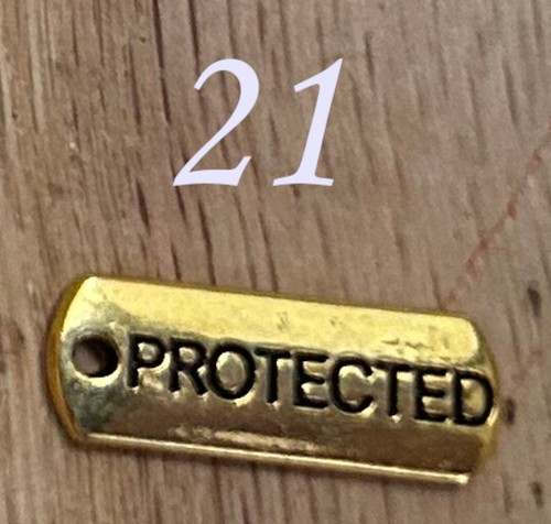 Custom Handcrafted Mom Gold Tone Keyring With Message Charms 21 Variations+More - Picture 33 of 33