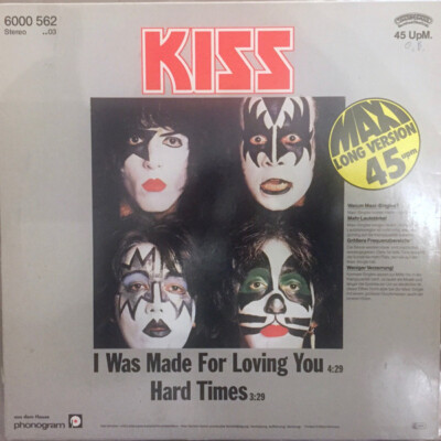 KISS I Was Made For Lovin You ゴールドプレート