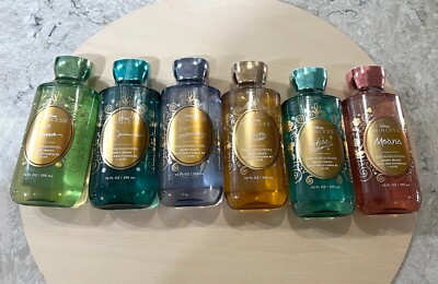Bath And Body Works 2025 DISNEY PRINCESS Body Wash Gel 10 oz Set Of All 6 Scents