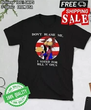 Bloom County Bill the Cat Don't Blame Me, I Voted For Bill N'Opus T-shirt