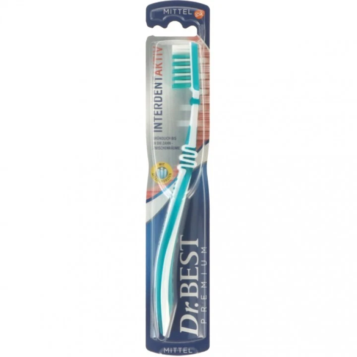 Dr. Best Toothbrush Interdent Active Medium 12’ Pack