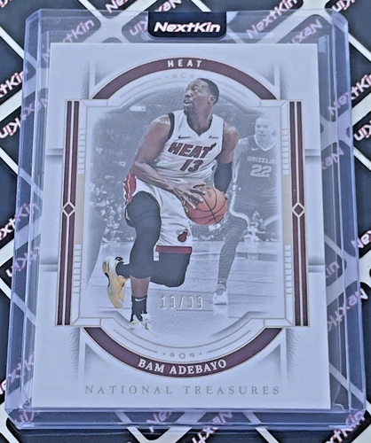 2023-24 National Treasures #10 Bam Adebayo /99 Miami Heat