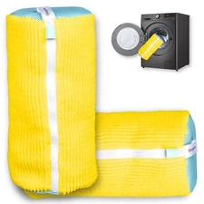 Shoe Washing Bag for Washing Machines - Durable Mesh Laundry Shoe Bag with Se...