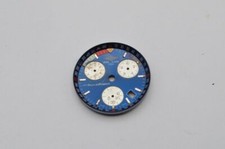 BREITLING ZIFFERBLATT DIAL TRANSOCEAN CHRONO HERREN UHR BLAU VINTAGE 2
