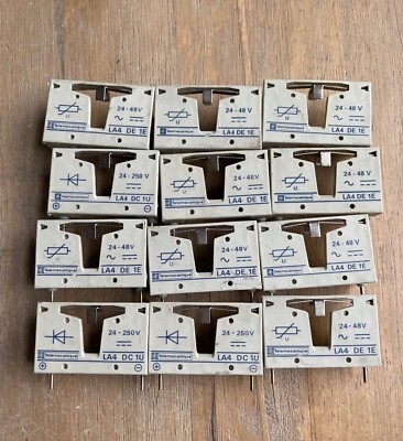 TELEMECANIQUE LA4 DC1U SURGE SUPPRESSOR 24-250V LOT OF 12