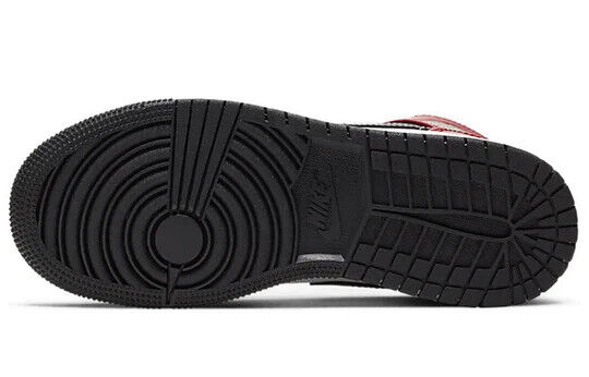 Nike Air Jordan 1 Mid Chicago GS toe White Gym Red Black Nike Air Jordan 1 Mid Chicago GS toe White Gym Red Black