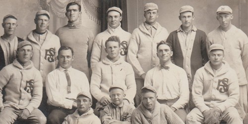Sioux Rapids IOWA RPPC 1912 BASEBALL TEAM Ball Boy Bill Anderson Collection ID'D - Picture 2 of 3