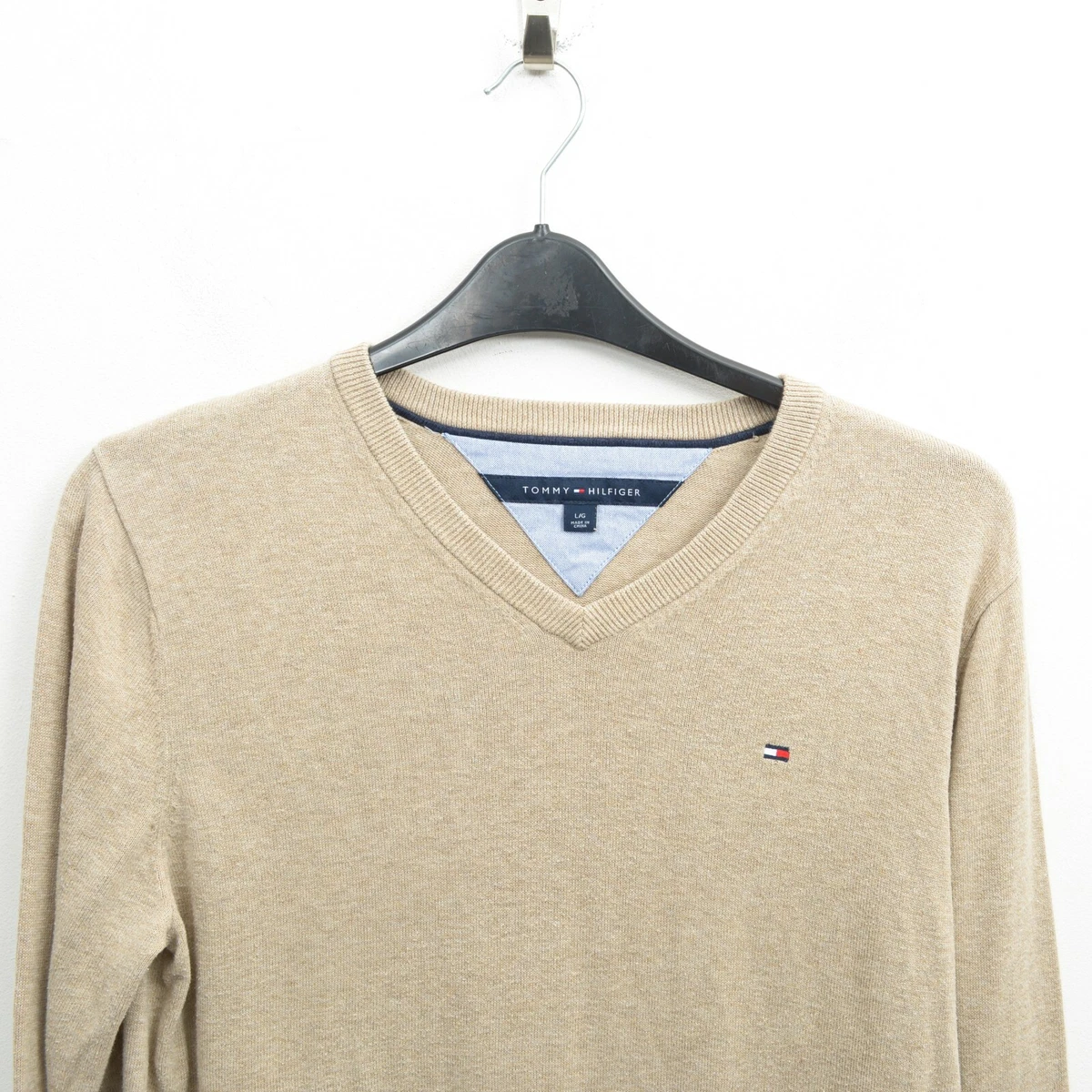 Tommy Hilfiger Herren Pullover Sweatshirt Beige Baumwolle Top | eBay