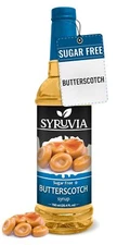 Syruvia Sugar Free Butterscotch Syrup 25.4 fl oz, Perfect for Coffee & More