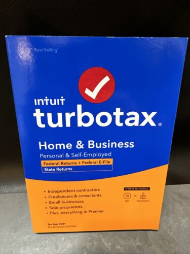 2021 Turbotax Home & Business Personal Self-Employed BRAND NEW Sealed Intuit 🐿️ - Picture 4 of 8
