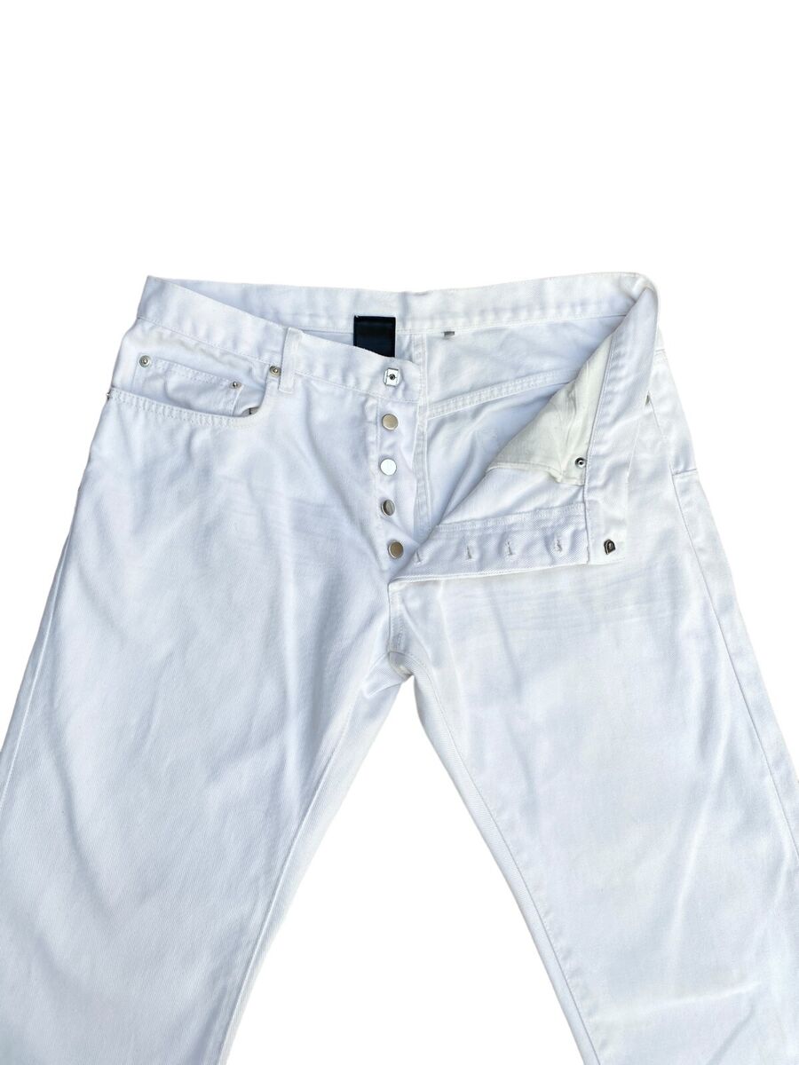 Dior Homme White Denim Jeans Slim Fit - 19 Size 32 | eBay Dior Homme White Denim Jeans Slim Fit - 19 Size 32 | eBay